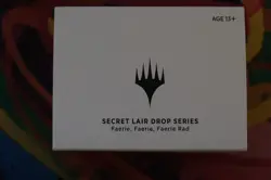NEW Secret Lair Drop Series Faerie, Faerie, Faerie Rad FOIL 2021 Sealed - Image 1