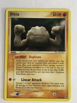Pokemon TCG Delta Species Ditto (Geodude) 62/113 Light Played - Image 1
