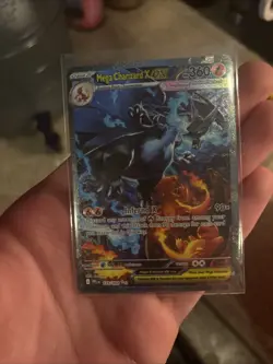 Mega Charizard X EX 125/094 SIR Pokemon TCG Phantasmal Flames MINT & CENTERED! - Image 1