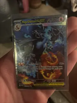 Mega Charizard X EX 125/094 SIR Pokemon TCG Phantasmal Flames MINT & CENTERED! - Image 2