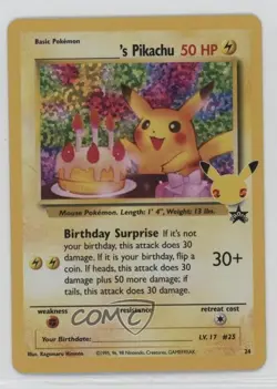 _____'s Pikachu (Wizards Black Star Promo) Pokemon Celebrations #24 - Image 1