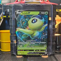 Celebi V Chilling Reign Ultra Rare Pokemon TCG 007/198 Sword & Shield - Image 1