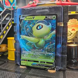 Celebi V Chilling Reign Ultra Rare Pokemon TCG 007/198 Sword & Shield - Image 2