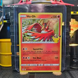 Ho-Oh Celebrations Holo Pokemon TCG 001/025 Stamped Rare - Image 1