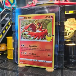 Ho-Oh Celebrations Holo Pokemon TCG 001/025 Stamped Rare - Image 2