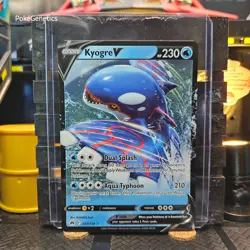 Kyogre V Crown Zenith Ultra Rare Pokemon TCG 037/159 Sword & Shield - Image 1