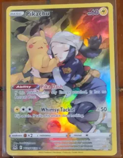 Pokemon TCG Pikachu TG05/TG30 Holo Rare Lost Origin Trainer Gallery - Image 1