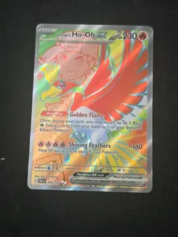 Ethan's Ho-Oh ex 209/182 Sv10: Destined Rivals Holo Pokemon TCG Ultra Rare NM - Image 1
