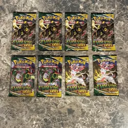 8x Lot - Pokemon TCG Evolving Skies Booster Pack Lot - Factory Sealed - Image 1