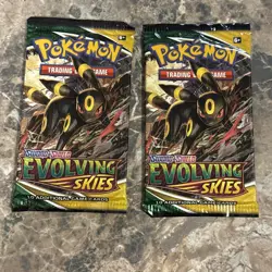 8x Lot - Pokemon TCG Evolving Skies Booster Pack Lot - Factory Sealed - Image 5