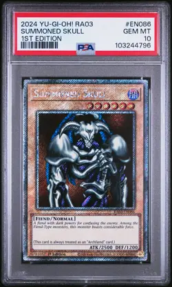 2024 YU-GI-OH! RA03-QUARTER CENTURY BONANZA 1ST ED #EN086 SUMMONED SKULL PSA 10 - Image 1