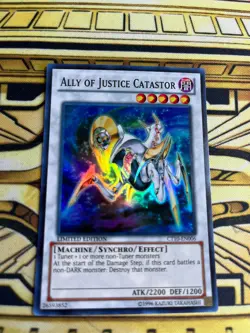 Yugioh Verbundeter Der Gerechtigkeit Catastor CT10-EN006 Super Rare - Image 1