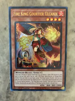 Yugioh! TCG - Fire King Courtier Ulcanix - Ultra Rare -2025 Mega-Pack MP25-EN262 - Image 1