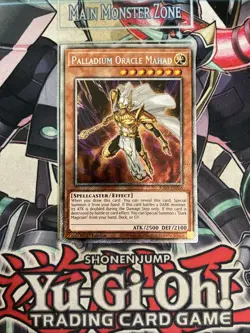 Palladium Oracle Mahad Platinum Secret Rare RA03-EN266 Yugioh Dark Magician - Image 1