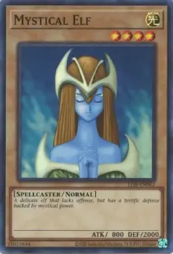 Yugioh! Mystical Elf - LOB-EN062 - Super Rare - Unlimited 25th Anniversary Editi - Image 1