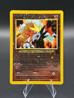 Entei 34 Black Star Movie Promo Reverse Holo Pokemon Card HP - Image 1