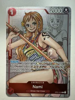 Nami OP01-016 (Alternate Art) 25th Anniversary One Piece Promotion Cards - Image 1