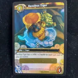 World of Warcraft TCG: Sandbox Tiger Loot Card Unscratched - Image 1