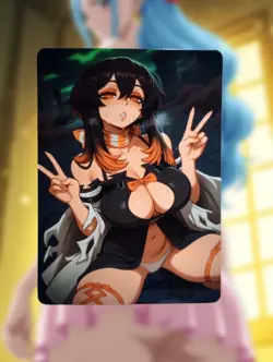 Amo Empool Gachiakuta Anime Waifu Sexy Goddess Doujin Lewd Hentai Card - Image 1