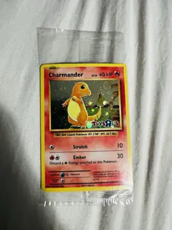 Charmander New Sealed Promo Toys R Us Pokemon Card 9/108 XY Evolutions Holo M/NM - Image 1
