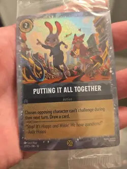Zootopia 2 “Putting It All Together” Disney Lorcana Promo Trading Card SEALED - Image 1