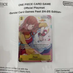One Piece Official Playmat/Promo Nami & Zeus Bandai Card Games Fest24-25 JPN x3 - Image 3