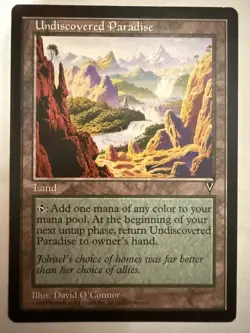 MTG: Undiscovered Paradise Card Regular Visions Magic the Gathering - Image 1