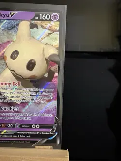 MIMIKYU V - 62/163 Sword & Shield Battle Styles Holo - Rare Pokemon TCG Card - Image 3