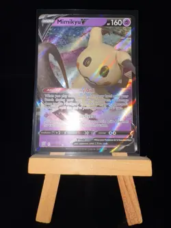 MIMIKYU V - 62/163 Sword & Shield Battle Styles Holo - Rare Pokemon TCG Card - Image 4