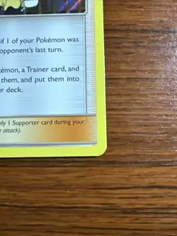 Pokemon TCG Rosa 204/236 Rare Holo Trainer Supporter Card - Image 4