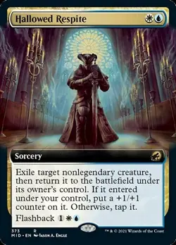 Hallowed Respite x1 1x FOIL Extended Art Innistrad: Midnight Hunt NM MTG - Image 1