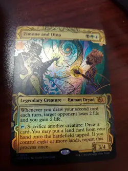Zimone and Dina (Showcase) March of the Machine Foil - Image 1