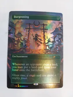 FOIL Burgeoning (Borderless) SLD 408 Near Mint - Image 1