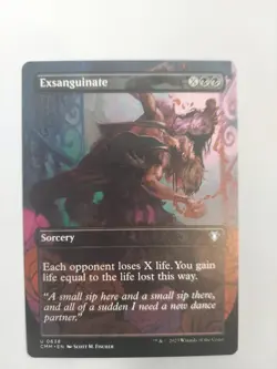 Exsanguinate (Borderless) Commander Masters Regular - Image 1