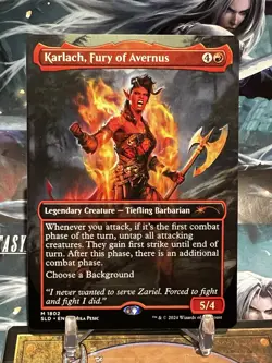 MTG | Karlach, Fury of Avernus (1802) [Secret Lair DND] NF - Image 1