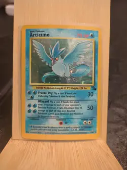Pokemon TCG Articuno Fossil 2/62 Holo Unlimited Holo Rare Wizards Of The Coast - Image 1