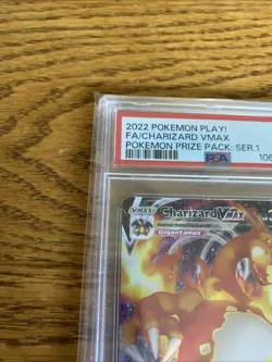 PSA 9 Charizard VMAX Prize Series 1 020/189 Play! Darkness Ablaze Pokemon - Image 2