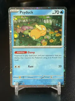 Pokemon TCG Psyduck MEP007 Cosmos Holo Black Star Promo Mega Evolution NM - Image 1