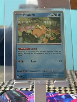 Pokemon TCG Psyduck MEP 007 Mega Evolutions Cosmos Holo Black Star Promo NM - Image 1