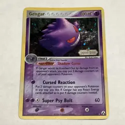Gengar 5/92 Legend Maker Reverse Holo Ultra Rare Pokemon TCG Nintendo stamp LP - Image 1