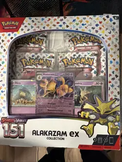 Pokemon TCG: Scarlet & Violet-151 Alakazam ex Collection Booster Box 820650855269 - Image 1