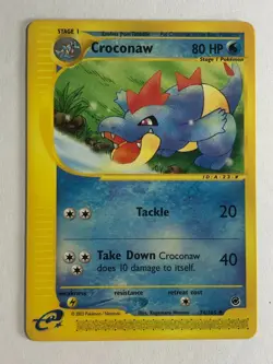 Pokemon TCG Expedition Croconaw 74/165 Near Mint - Image 1