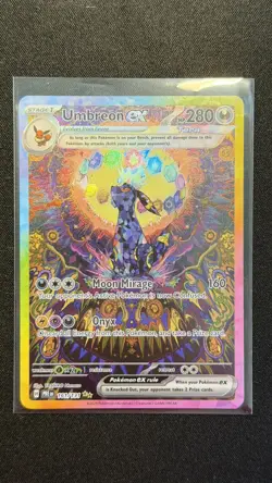 Umbreon ex 161/131 Pokemon Prismatic Evolutions SIR NM/M Pack Fresh - Image 2