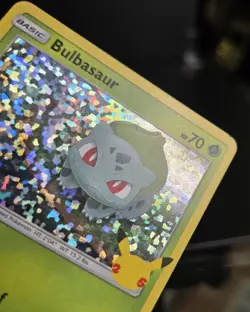 Pokemon TCG - BULBASAUR #1 - HOLO PROMO - MCDONALD'S 25TH ANNIVERSARY 2021 - MP - Image 3