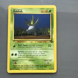 Pokemon TCG Oddish 58/64 Jungle Set Non Holo - Image 1