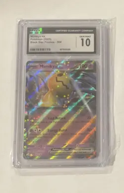 2023 Pokemon Mimikyu ex #004 - SV Black Star Promo - CGC 10 Gem Mint - Image 1