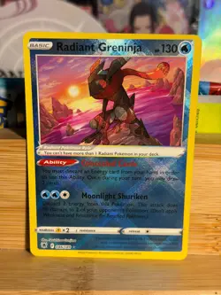 RADIANT GRENINJA 046/189 Astral Radiance Radiant Holo Rare Pokemon TCG NM - Image 1