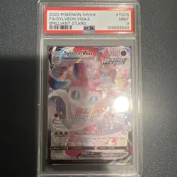 2022 Pokemon Brilliant Stars Sylveon VMAX TG15/TG30 - PSA 9 - Image 1
