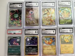 10 PSA CGC Graded Pokemon Lot Mew Umbreon Charizard McDonald’s Pikachu ETB Promo - Image 2