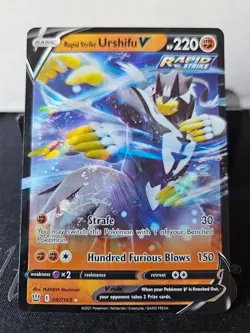 Pokemon TCG Battle Styles Rapid Strike Urshifu V 087/163 - Image 1